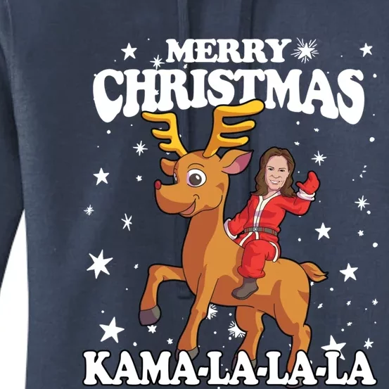 Kamala Harris Christmas Funny Gift Democratic Gift Cute Gift Women's Pullover Hoodie