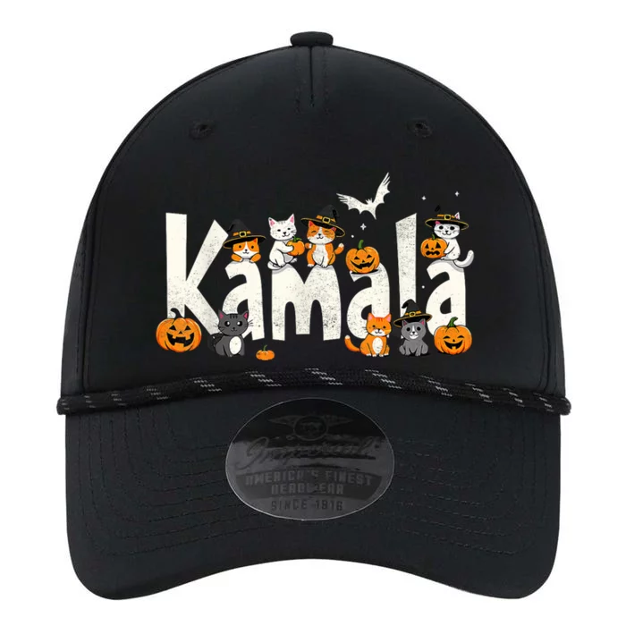 Kamala Halloween Cat Pumpkin Witch Hat Lover Kamala Haris Performance The Dyno Cap