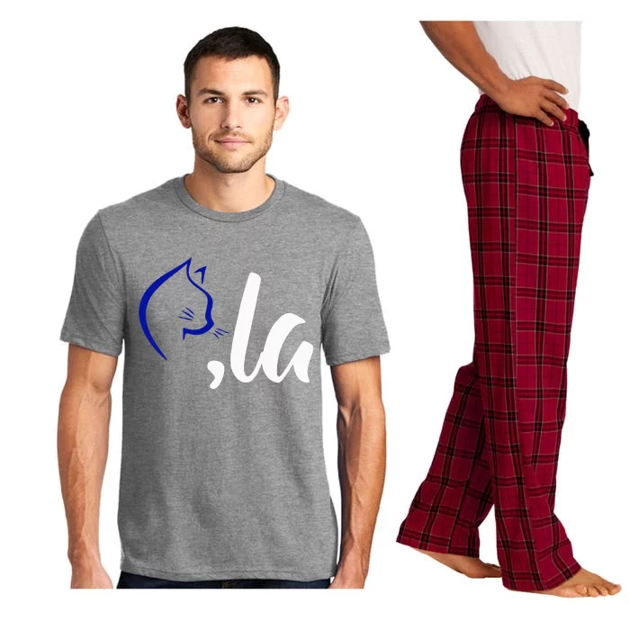 Kamala Harris Comma La Cute Cat 2024 President Kamalaharris Pajama Set