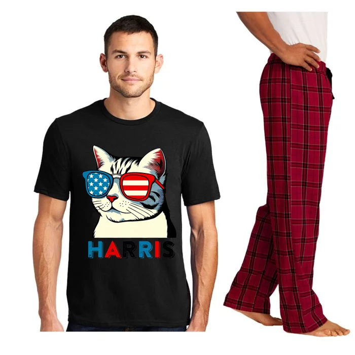 Kalama Harris Childless Cat Ladies For Presidential Election Pajama Set