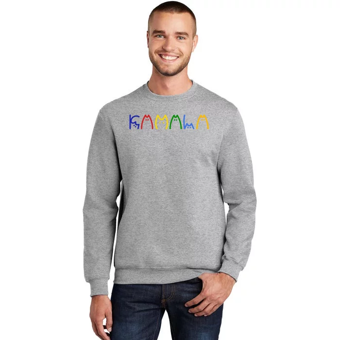 Kamala Harris Cat Lettering Funny Sweatshirt