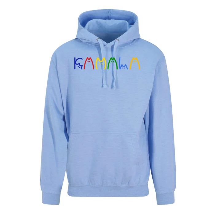 Kamala Harris Cat Lettering Funny Unisex Surf Hoodie