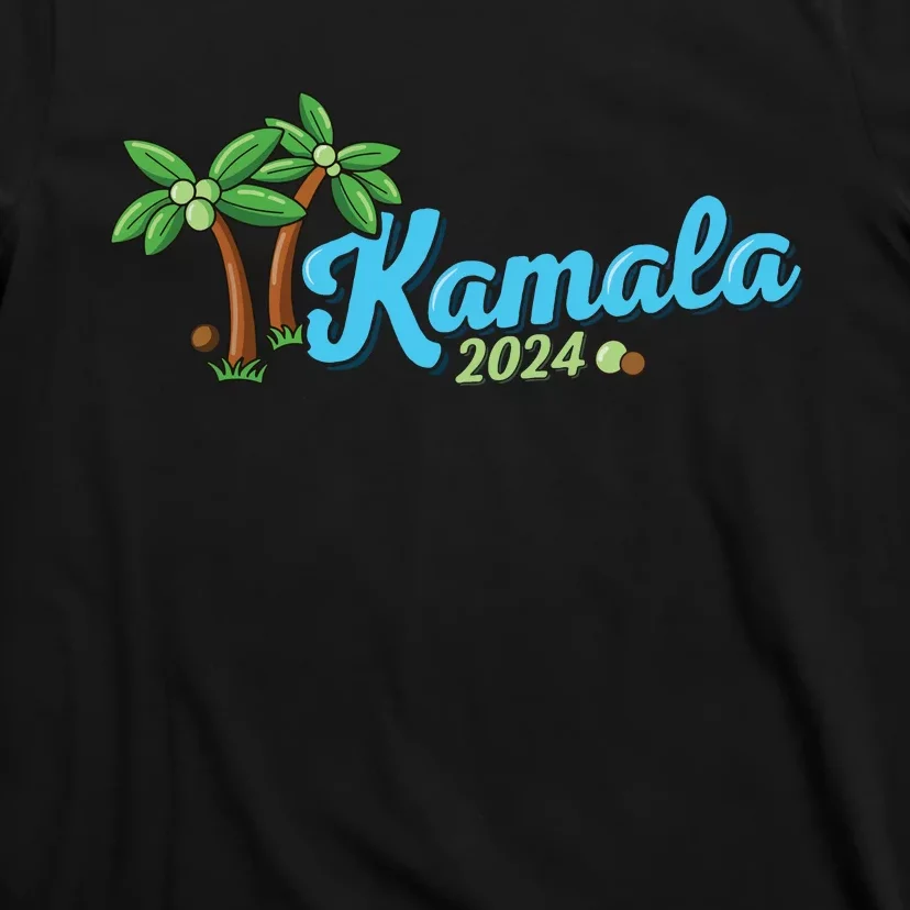 Kamala Harris Coconut Tree 2024 Democrat For President T-Shirt