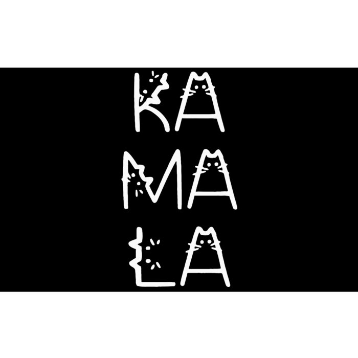 Kamala Harris Cat Lettering Positive Bumper Sticker