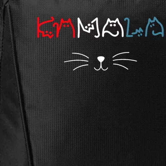 Kamala Harris Cat Lettering Positive Funny City Backpack