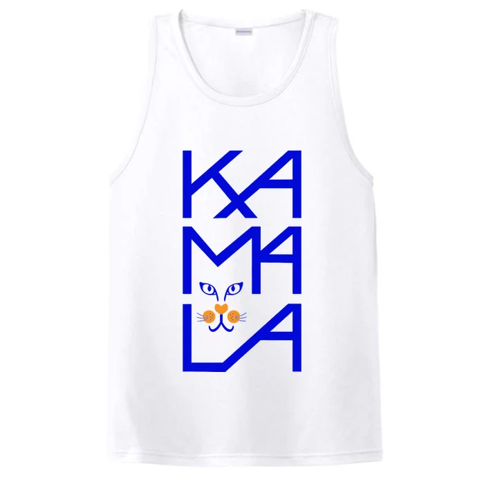 Kamala Harris Cat Funny 2024 President Performance Tank