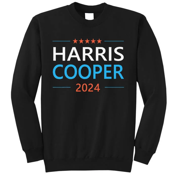 Kamala Harris Cooper 2024 For President Democrat Patriotic Tall Sweatshirt