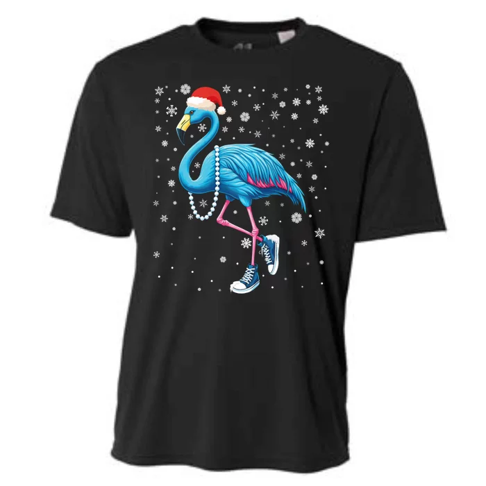 Kamala Harris Christmas Costume Christmas Season Flamingo Cooling Performance Crew T-Shirt