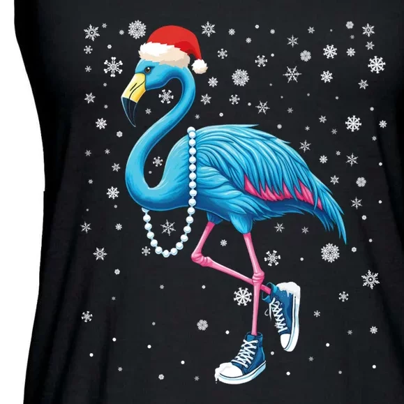 Kamala Harris Christmas Costume Christmas Season Flamingo Ladies Essential Flowy Tank