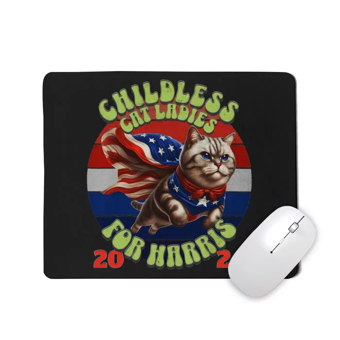 Kamala Harris Cat Lady 2024 Mousepad