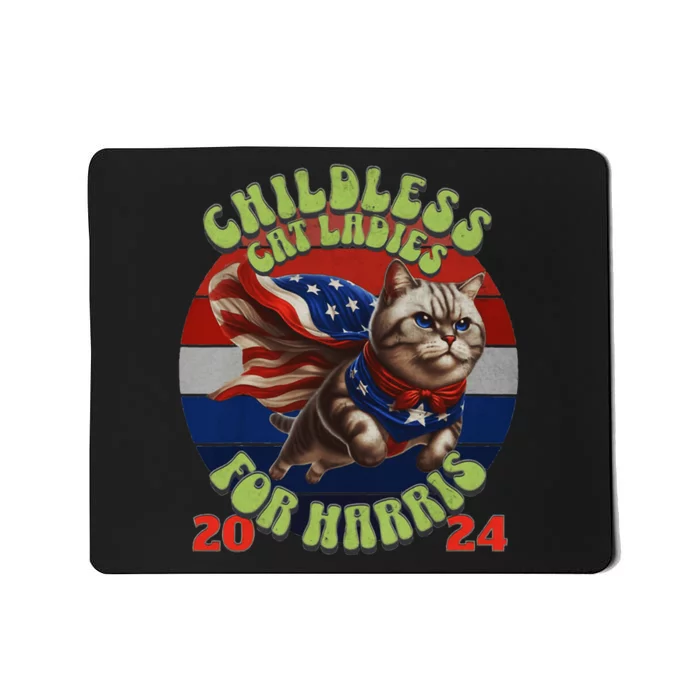 Kamala Harris Cat Lady 2024 Mousepad