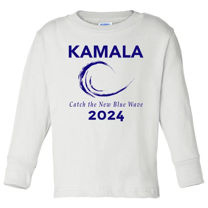 Kamala Harris Campaign 2024 Toddler Long Sleeve Shirt