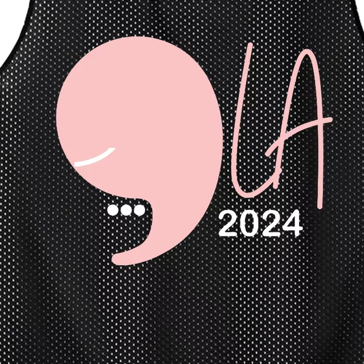 Kamala Harris Comma La Pearls Mesh Reversible Basketball Jersey Tank