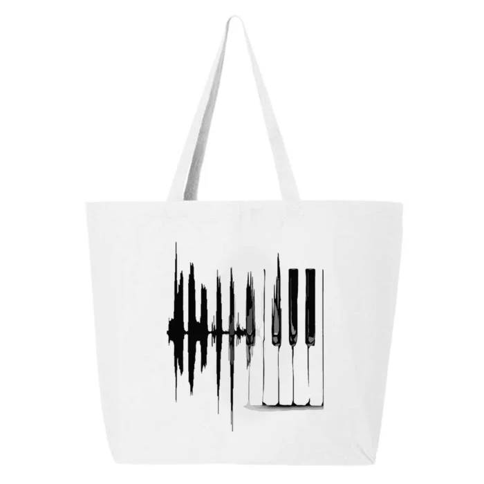 Keyboard Heartbeat Cool Piano And Organ Player Novelty Item 25L Jumbo Tote