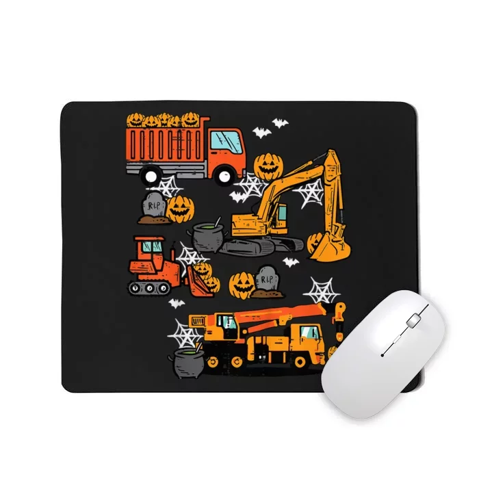 Kid Halloween Construction Trucks Costume Toddler Boy Kid Mousepad