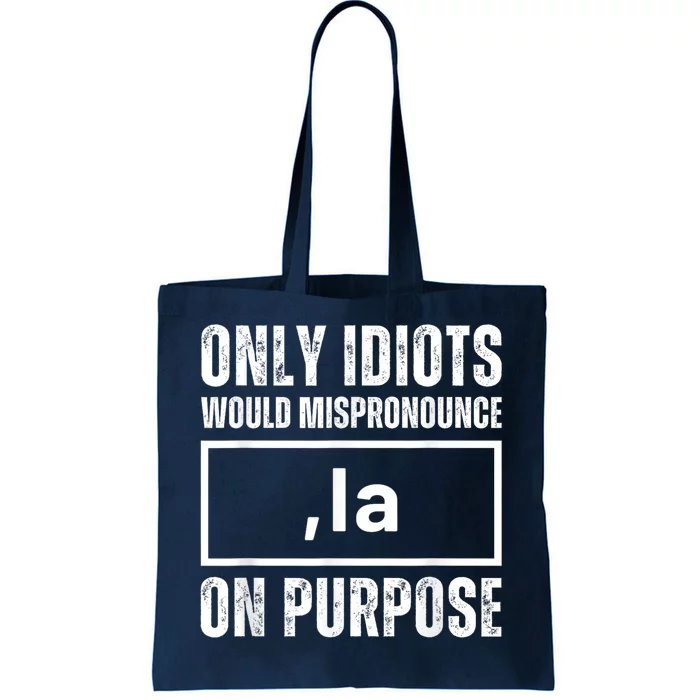 Kamala Harris Comma La President 2024 Mispronounce Tote Bag