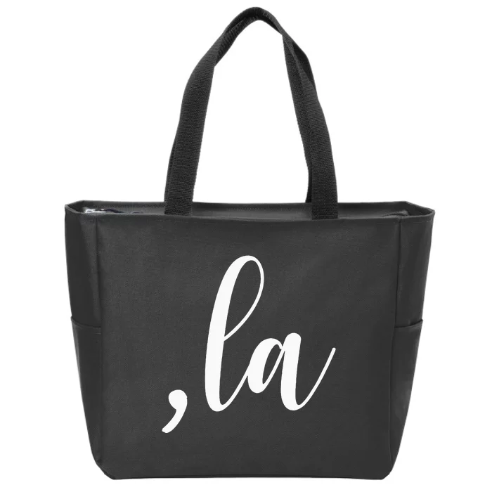 Kamala Harris Comma La Zip Tote Bag