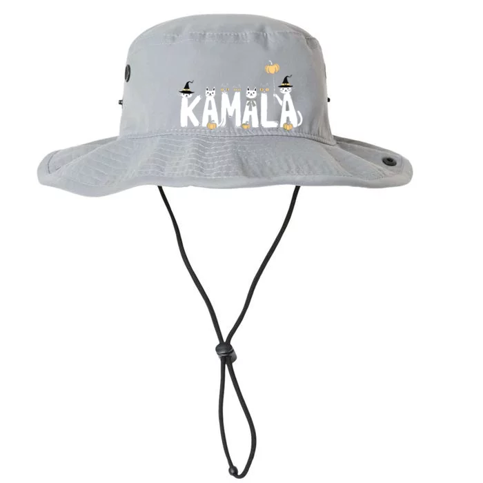 Kamala Halloween Cat Lover Witch Name Design Legacy Cool Fit Booney Bucket Hat