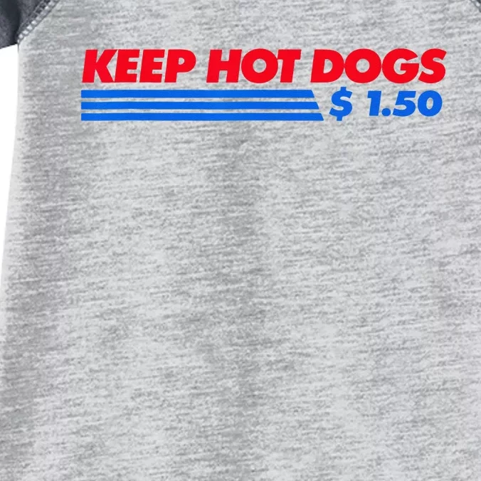 Keep Hot Dogs $1 50 For Men Women Infant Baby Jersey Bodysuit