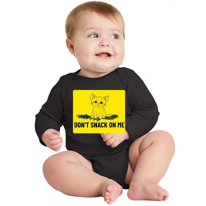 Kamala Harris DonT Snack On Me Baby Long Sleeve Bodysuit