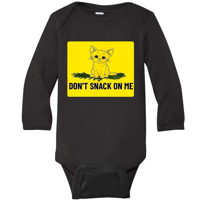 Kamala Harris DonT Snack On Me Baby Long Sleeve Bodysuit