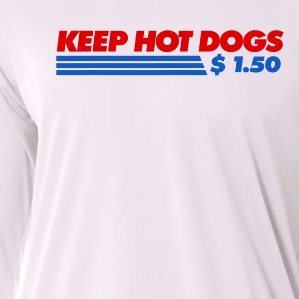 Keep Hot Dogs $1.50 Dollars Cooling Performance Long Sleeve Crew