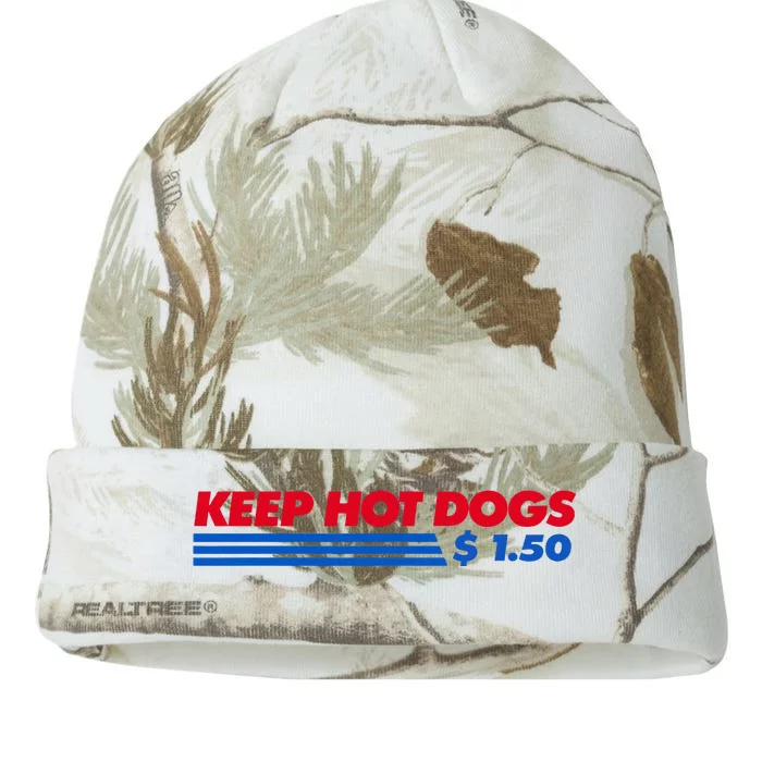 Keep Hot Dogs $1.50 Dollars Kati - 12in Camo Beanie