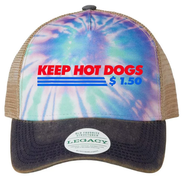 Keep Hot Dogs $1.50 Legacy Tie Dye Trucker Hat