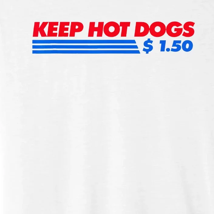 Keep Hot Dogs $1.50 ChromaSoft Performance T-Shirt