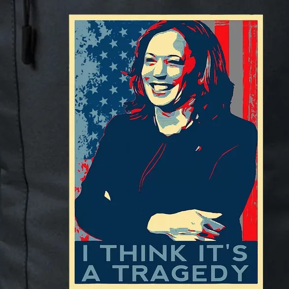 Kamala Harris Debate Donald Trump I Think ItS A Tragedy Daily Commute Backpack