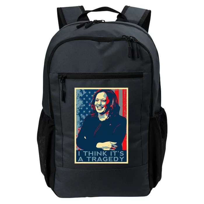 Kamala Harris Debate Donald Trump I Think ItS A Tragedy Daily Commute Backpack