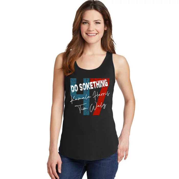 Kamala Harris Do Something Harris Walz Do Something Ladies Essential Tank