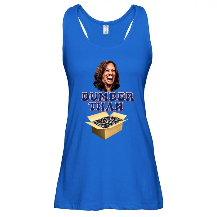 Kamala Harris Dumber Than Box Of Rocks Ladies Essential Flowy Tank