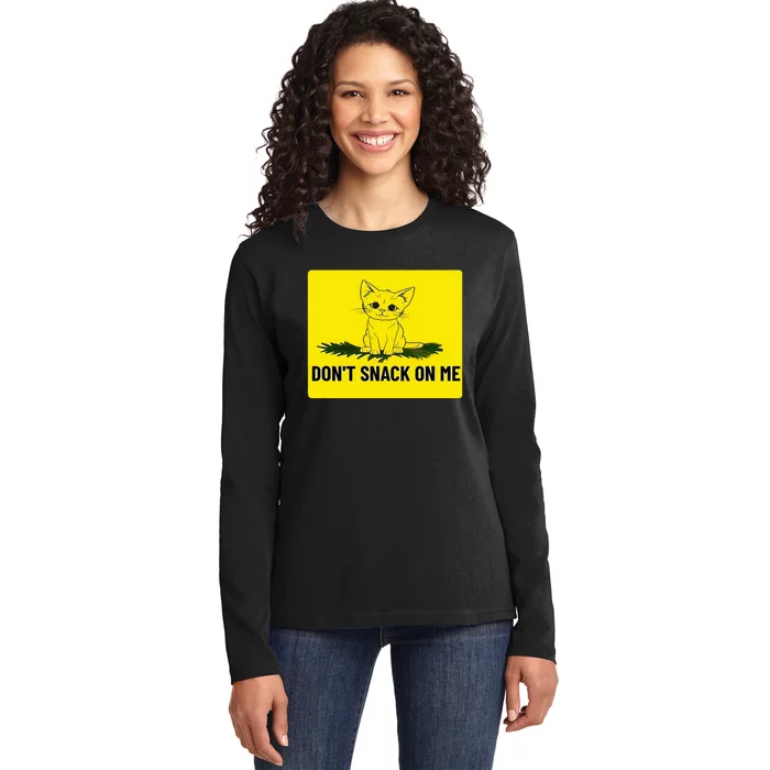 Kamala Harris DonT Snack On Me Ladies Long Sleeve Shirt