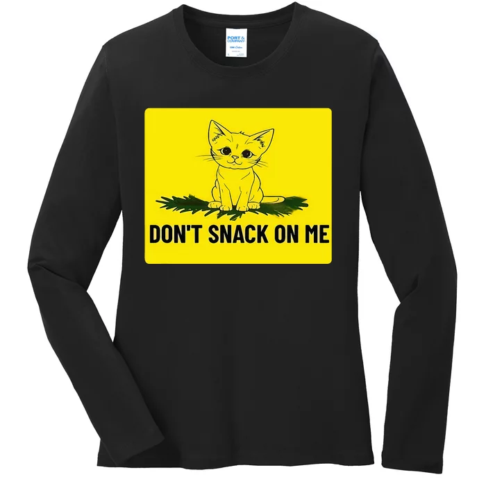 Kamala Harris DonT Snack On Me Ladies Long Sleeve Shirt