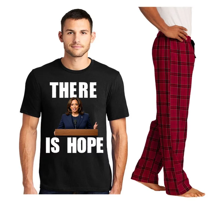 Kamala Harris Design There Is Hope Quote 2024 Pajama Set