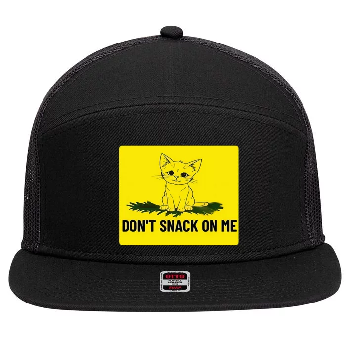 Kamala Harris DonT Snack On Me 7 Panel Mesh Trucker Snapback Hat