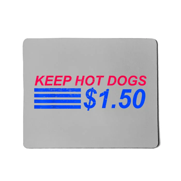 Keep Hot Dogs At 1.50 Dollars Mousepad