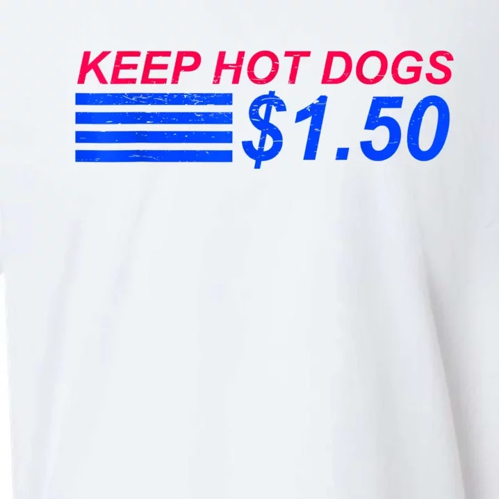 Keep Hot Dogs At 1.50 Dollars Sueded Cloud Jersey T-Shirt