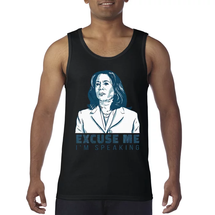 Kamala Harris Excuse Me IM Speaking President 2024 Tank Top