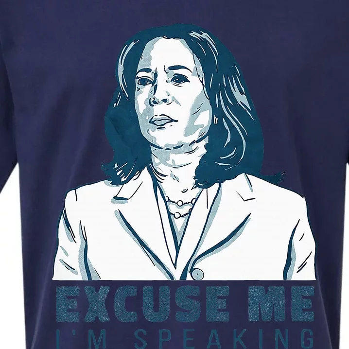 Kamala Harris Excuse Me IM Speaking President 2024 Sueded Cloud Jersey T-Shirt