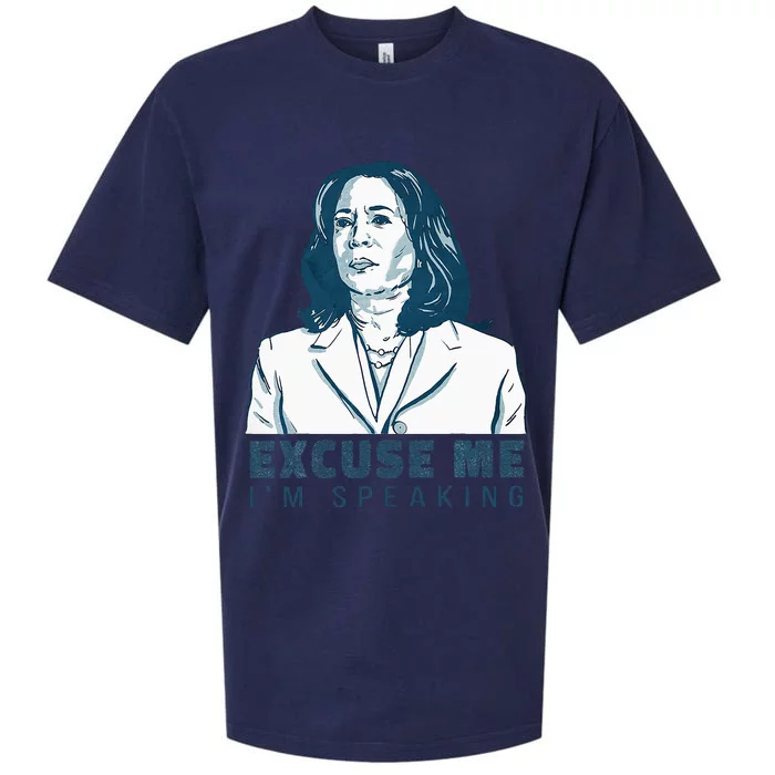 Kamala Harris Excuse Me IM Speaking President 2024 Sueded Cloud Jersey T-Shirt