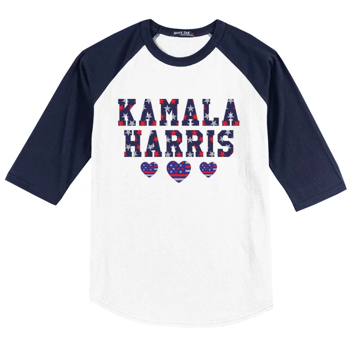 Kamala Harris Election 2024 Graphic Baseball Sleeve Shirt