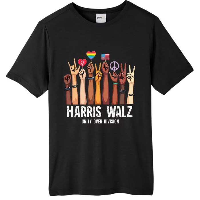 Kamala Harris Election Day Harris Walz Unity Over Division ChromaSoft Performance T-Shirt