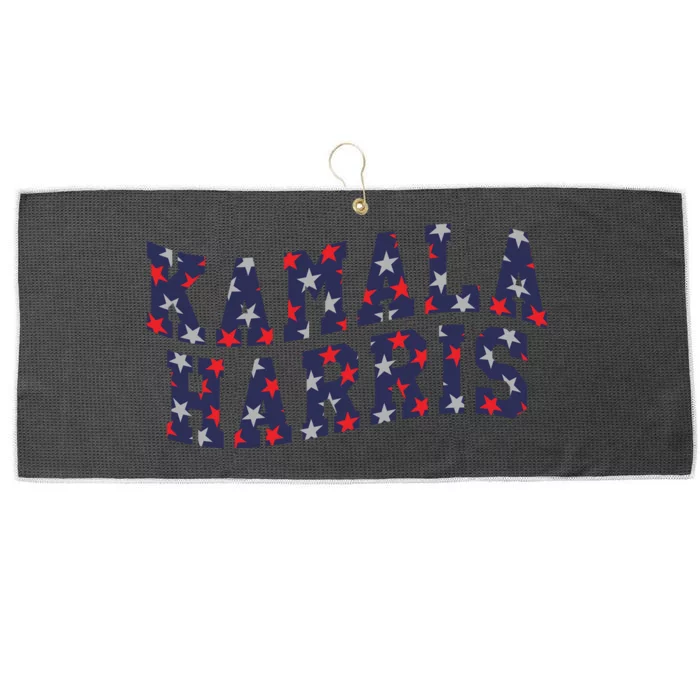 Kamala Harris Election 2024 Graphic Large Microfiber Waffle Golf Towel