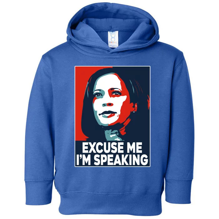 Kamala Harris Excuse Me Im Speaking Gift Toddler Hoodie