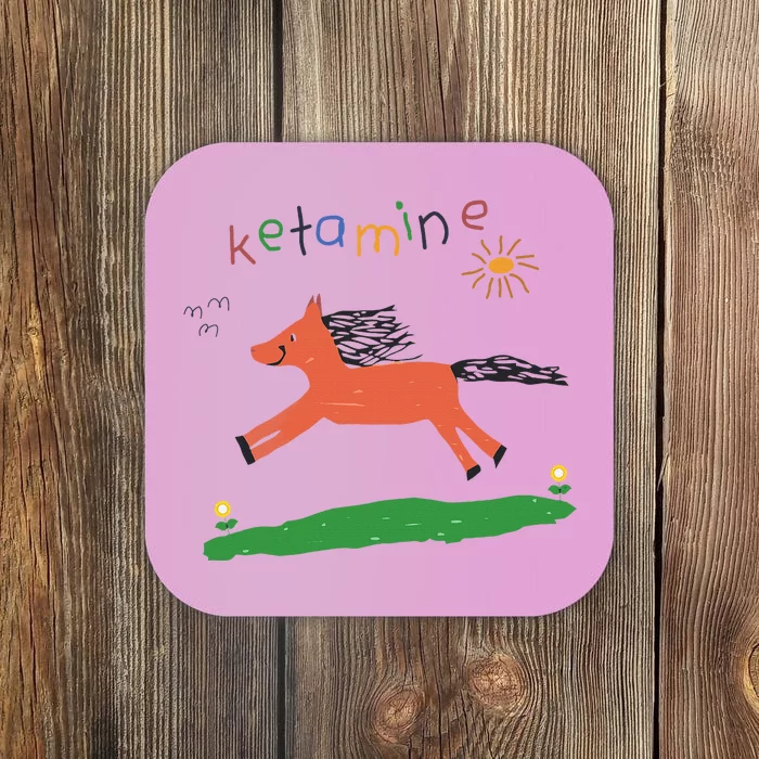 Ketamine Horse Emergency Coaster