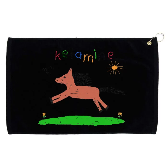 Ketamine Horse Emergency Funny Grommeted Golf Towel