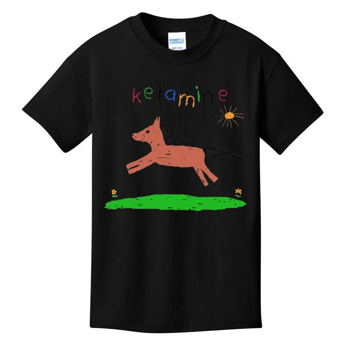 Ketamine Horse Emergency Funny Kids T-Shirt