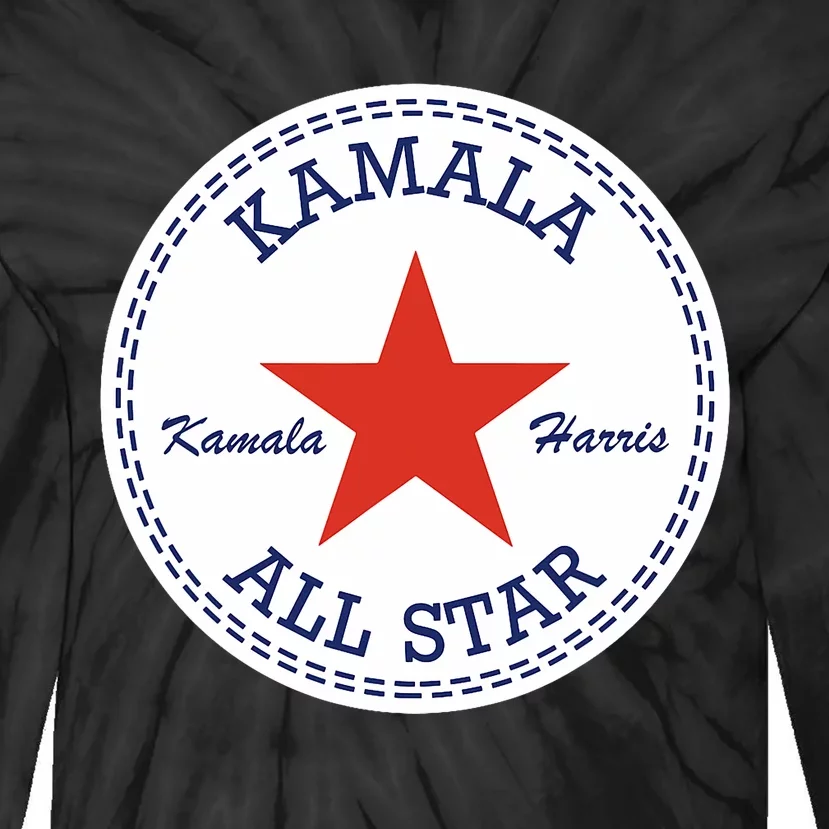 Kamala Harris Election Supporter Shoes Tie-Dye Long Sleeve Shirt